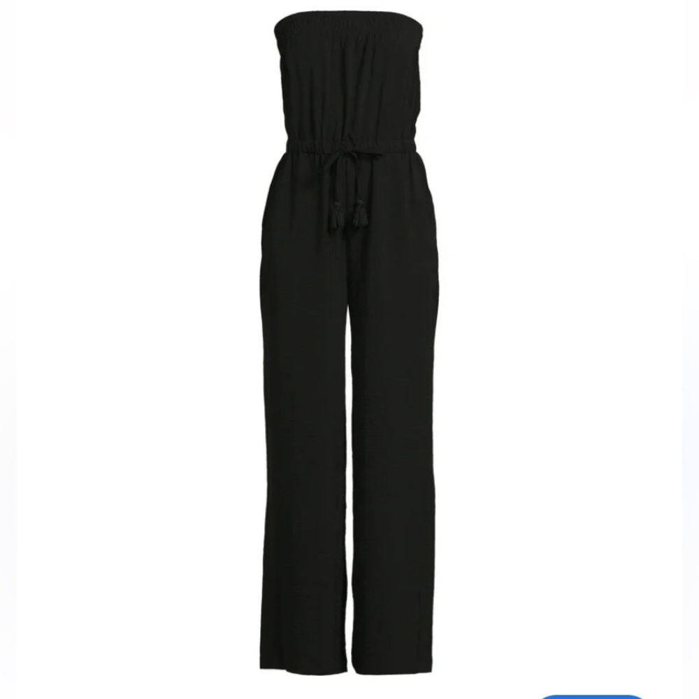 Loft Black Sleeveless jumpsuit romper